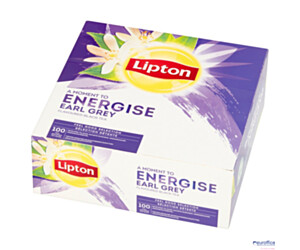 Herbata LIPTON Earl Grey (100 kopert fol.) czarna