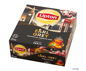 Herbata LIPTON EARL GREY 92 torebek czarna
