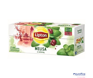 Herbata LIPTON MELISA Z WIŚNIĄ 20t ziołowa