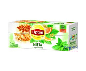 Herbata LIPTON MIĘTA Z CYTRUSAMI 20 saszetek