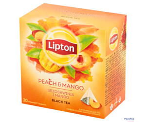 Herbata LIPTON PIRAMID Mango Brzoskwinia 20t