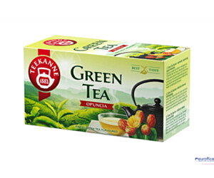Herbata TEEKANNE GREEN TEA OPUNCJA 20t zielona