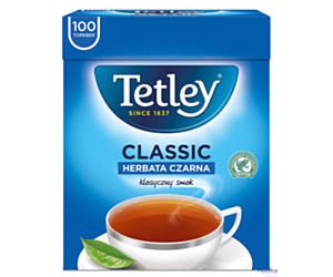 Herbata TETLEY CLASSIC czarna 100 saszetek bez zawieszki