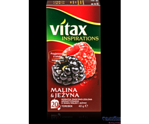 Herbata VITAX INSPIRATIONS MALINA&JEŻYNA 20t*2g zawieszka