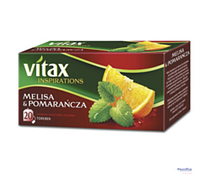 Herbata VITAX INSPIRATIONS Melisa&pomarańcza (20 saszetek) 33g zawieszka