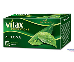 Herbata VITAX INSPIRATIONS zielona (20 saszetek) 30g zawieszka
