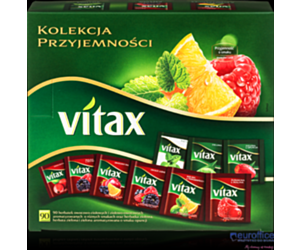 Herbata VITAX KOLEKCJA PRZYJE.MIX owoc 90kop 9 smaków