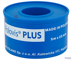 Hipoalergiczny przylepiec tkaninowy 5m x 25mm POLOVIS PLUS UU006387201
