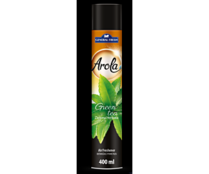 Odświeżacz powietrza AROLA Spray 400ml zielona HERBATA GENERAL FRESH