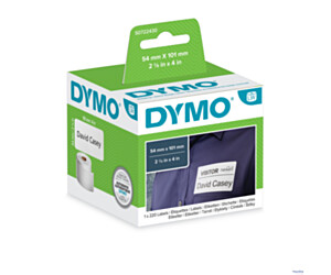Identyfikator transportowy imienny - 101 x 54 mm, biały S0722430