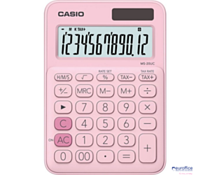 Kalkulator CASIO MS-20UC-PK BOX rózowy