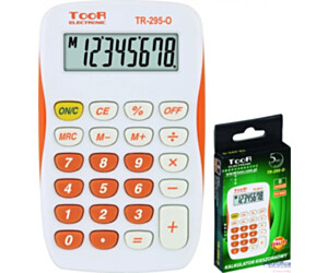 Kalkulator TOOR TR-295-O BIAŁO-POMARAŃCZOWY