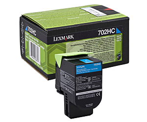 Kaseta z tonerem Lexmark 702HCE do CS-310/510 | korporacyjny | 3 000 str. | cyan