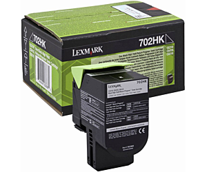 Kaseta z tonerem Lexmark 702HK do CS-310/410/510 | zwrotny | 4 000 str. | black