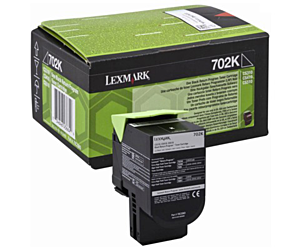 Kaseta z tonerem Lexmark 702K do CS-310/410/510 | zwrotny | 1 000 str. | black