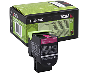 Kaseta z tonerem Lexmark 702M do CS-310/410/510 | zwrotny | 1 000 str. | magenta