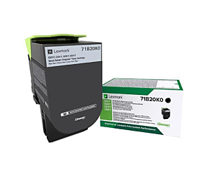 Kaseta z tonerem Lexmark 71B20K0 do CS/CX3 | zwrotny | 3 000 str. | black