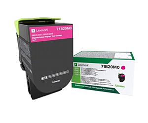 Kaseta z tonerem Lexmark 71B20M0 do CS/CX3 | zwrotny | 2 300 str. | magenta