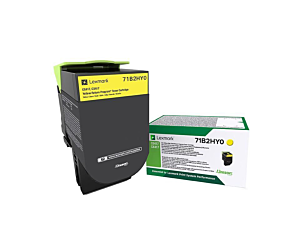 Kaseta z tonerem Lexmark 71B2HY0 do CS/CX4/517 | zwrotny | 3 500 str. | yellow