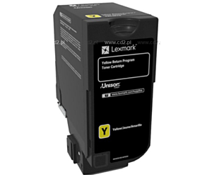 Kaseta z tonerem Lexmark 74C20Y0 do CS720/CS725 | zwrotny | 3 000 str. | yellow