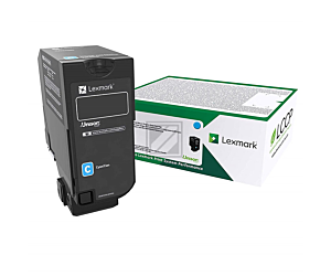 Kaseta z tonerem Lexmark 75B20C0 do CS/CX727/CS728 | zwr | 10 000 str. | cyan