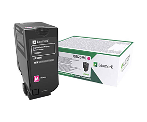 Kaseta z tonerem Lexmark 75B20M do CS/CX727/CS728 | zwr. | 10 000 str. | magenta