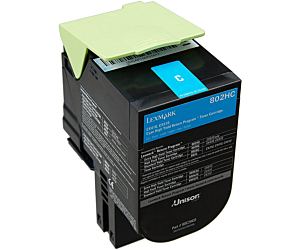 Kaseta z tonerem Lexmark 800H2 do CX410 | 3 000 str. | CYAN