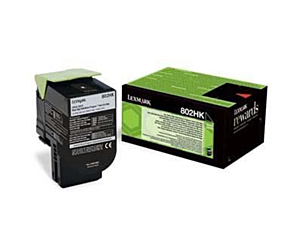 Kaseta z tonerem Lexmark 802HK do CX-410/510 | zwrotny | 4 000 str. | black