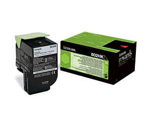 Kaseta z tonerem Lexmark 802HKE do CX-410/510 | korporacyjny | 4 000 str.| black