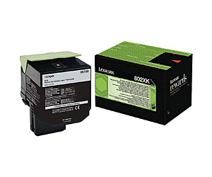 Kaseta z tonerem Lexmark 802XK do CX-510 | zwrotny | 8 000 str. | black