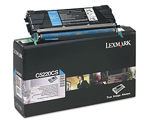 Kaseta z tonerem Lexmark do C-522/524/530/532 | zwrotny | 3 000 str. | cyan