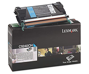 Kaseta z tonerem Lexmark do C-524/534 | zwrotny | 5 000 str. | cyan