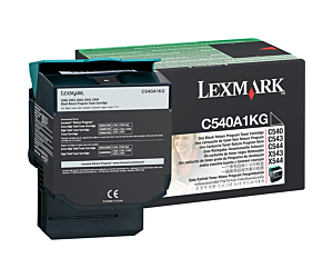 Kaseta z tonerem Lexmark do C-540/543/544/546 | zwrotny | 1 000 str. | black