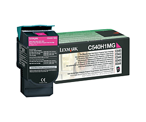 Kaseta z tonerem Lexmark do C-540/543/544/546 | zwrotny | 2 000 str | magenta