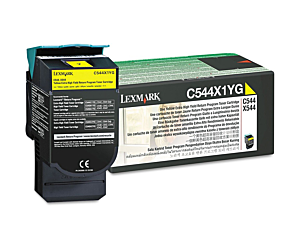 Kaseta z tonerem Lexmark do C-544/546 | zwrotny | 4 000 str. | yellow