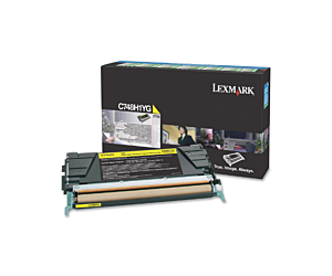 Kaseta z tonerem Lexmark do C-748 | zwrotny | 10 000 str. | yellow