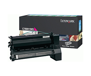 Kaseta z tonerem Lexmark do C-780/782 | zwrotny | 10 000 str. | magenta