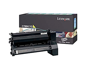 Kaseta z tonerem Lexmark do C-780/782 | zwrotny | 10 000 str. | yellow