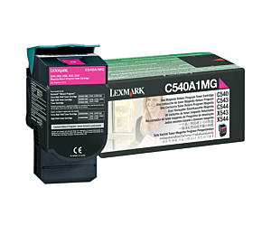 Kaseta z tonerem Lexmark do C540/543/544/546 | zwrotny | 1 000 str. | magenta