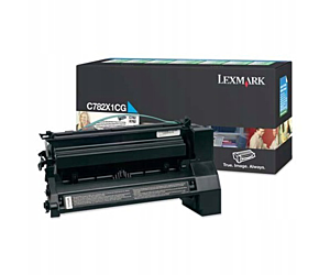 Kaseta z tonerem Lexmark do C782 | zwrotny | 15 000 str. | cyan