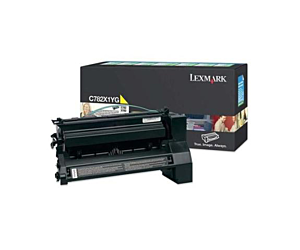 Kaseta z tonerem Lexmark do C782 | zwrotny | 15 000 str. | yellow