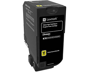 Kaseta z tonerem Lexmark do CX725de | zwrotna | 16 000 str. | YELLOW