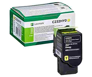 Kaseta z tonerem Lexmark do MC2640/C2325/C2535 | zwrotna | 2 300 str.| YELLOW