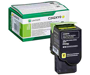 Kaseta z tonerem Lexmark do MC2640/ C2535/C2425 | zwrotna | 3 500 str.| YELLOW