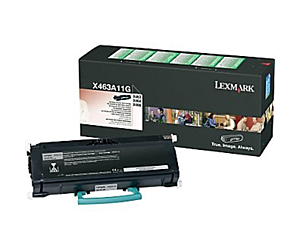 Kaseta z tonerem Lexmark do X-463/464/466 | zwrotny | 3 500 str. | black