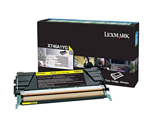 Kaseta z tonerem Lexmark do X-746/748 | zwrotny | 7 000 str. | yellow
