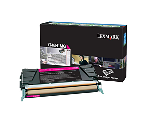 Kaseta z tonerem Lexmark do X748 | zwrotny | 10 000 str. | magenta