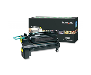 Kaseta z tonerem Lexmark do X792 | zwrotny | 20 000 str. | yellow