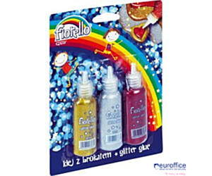 Klej brokatowy FIORELLO GR-BK20 3 kolory x20ml 170-2230