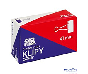 Klip 41mm 12szt (1.5/8 cala) czarny GRAND 110-1095